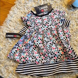 Limited Too 2 pack Multicolor Patterned Baby Dress
